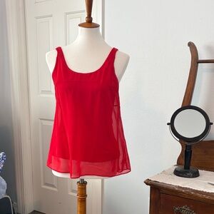 Express Vibrant Red Camisole Top
